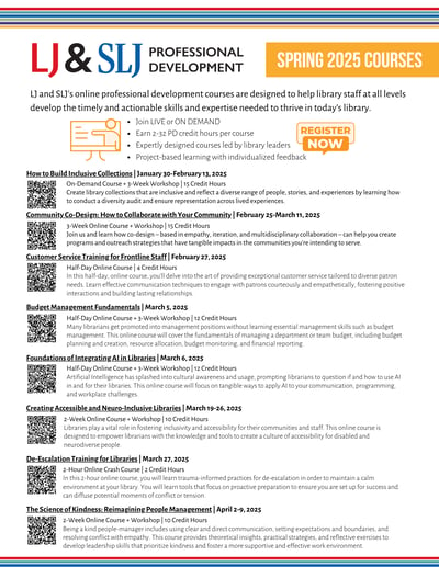 2025 Spring Course Schedule